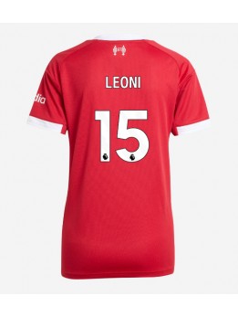 Billige Liverpool Giovanni Leoni #15 Hjemmedrakt Dame 2025-26 Kortermet